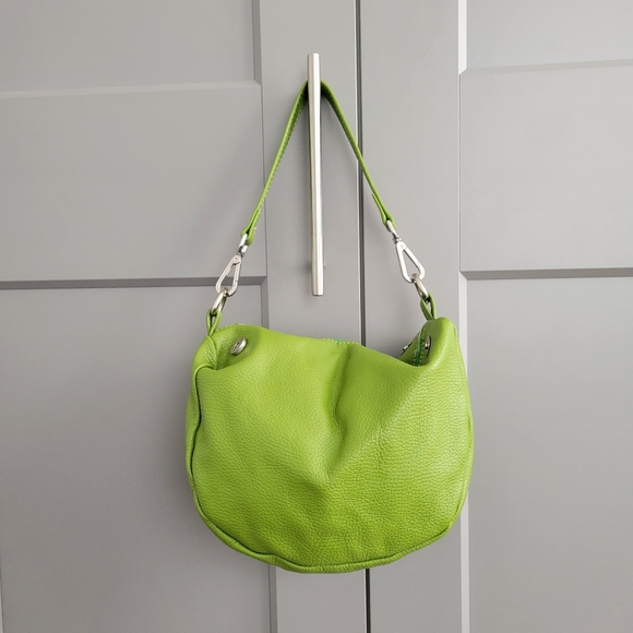 Green Leather Women's Bag - Picture 3 of 8